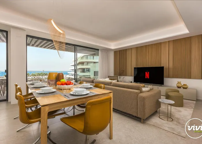 Vivi Homes - Alma Pool, Gym, Sauna, Terrace & Sea View Torremolinos